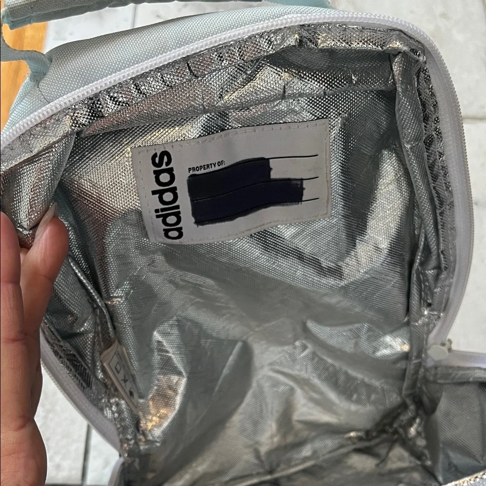 Adidas Sky Blue Lunch Bag with Logo